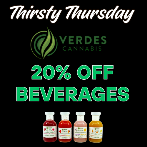 Thirsty Thursday deals at Greens Cannabis in New Mexico
